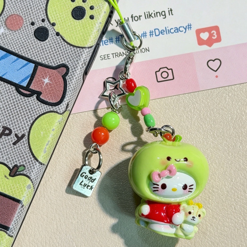 Portable Fashion Bag Pendant Accessory, Decorative Keychain Charm for Backpack Decor