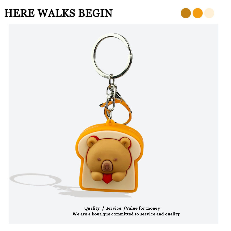 Novelty Finger Click Fidget Toy Keychain, Stress Relief Venting Pendant for Daily Carry
