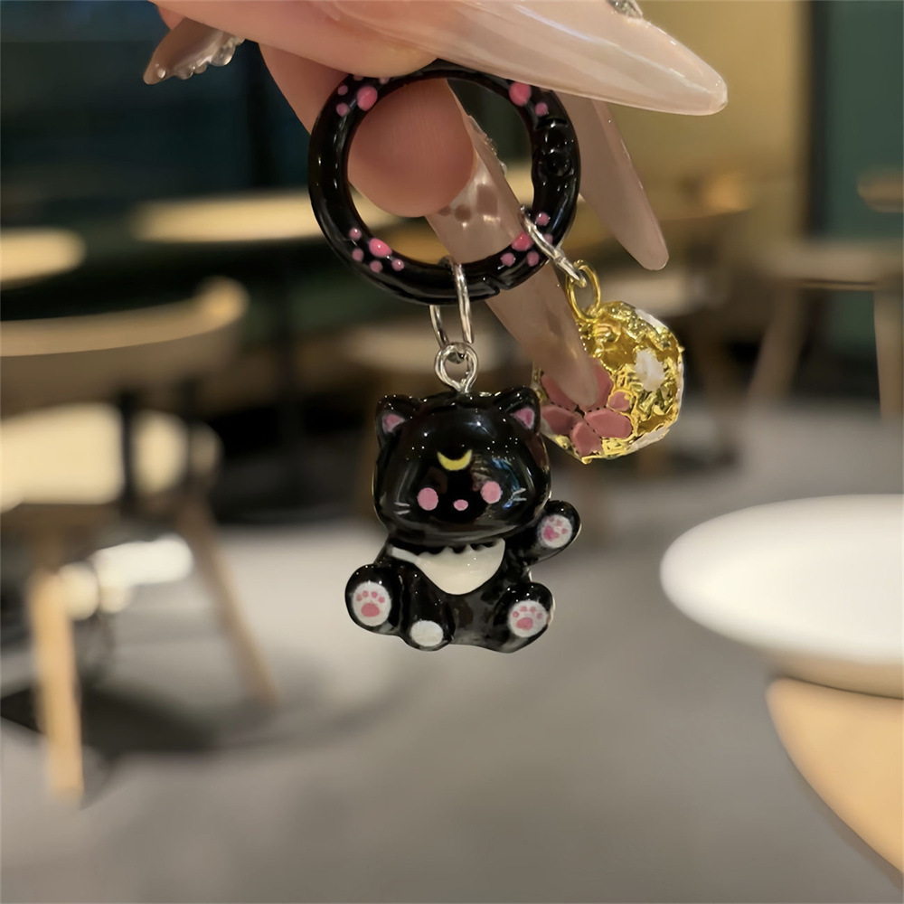 Aesthetic Creative Bag Charm Keychain, Decorative Hanging Pendant for Handbag Backpack Key Ornament