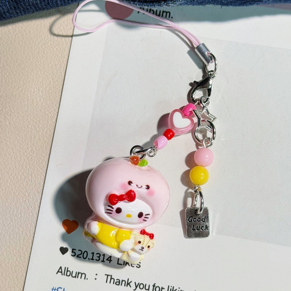 Portable Fashion Bag Pendant Accessory, Decorative Keychain Charm for Backpack Decor
