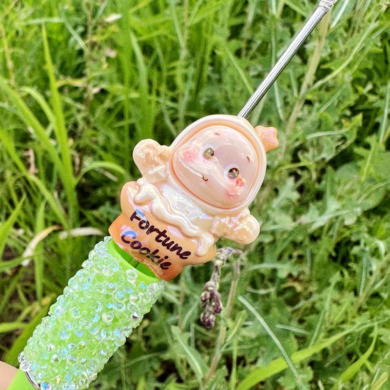 Multi‑Usage Resin Through Hole Beads, DIY Accessories for Phone Strap Keychain Beaded Pen Ornament
