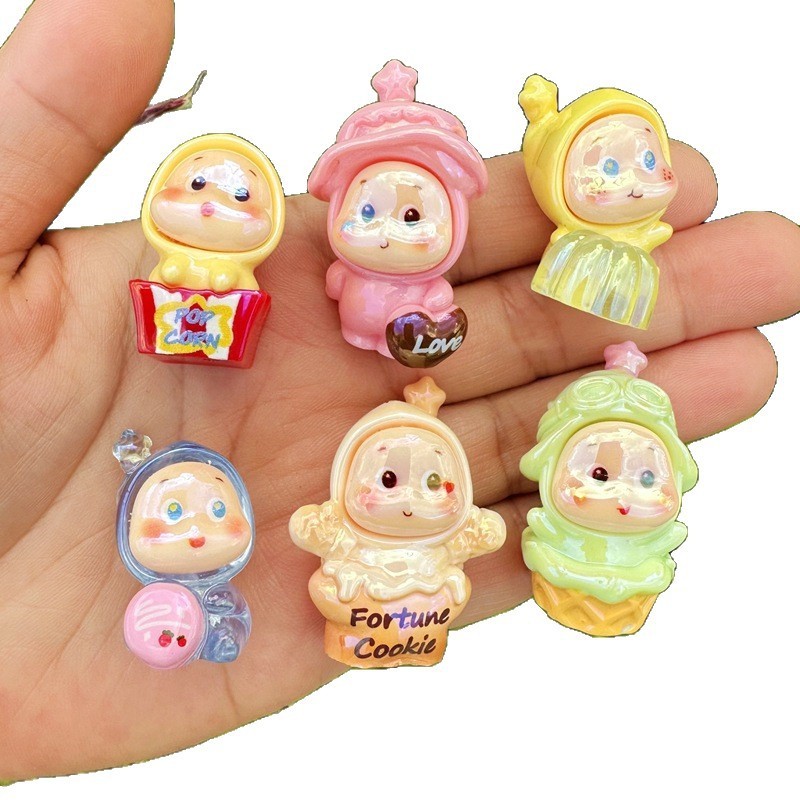 Multi‑Usage Resin Through Hole Beads, DIY Accessories for Phone Strap Keychain Beaded Pen Ornament