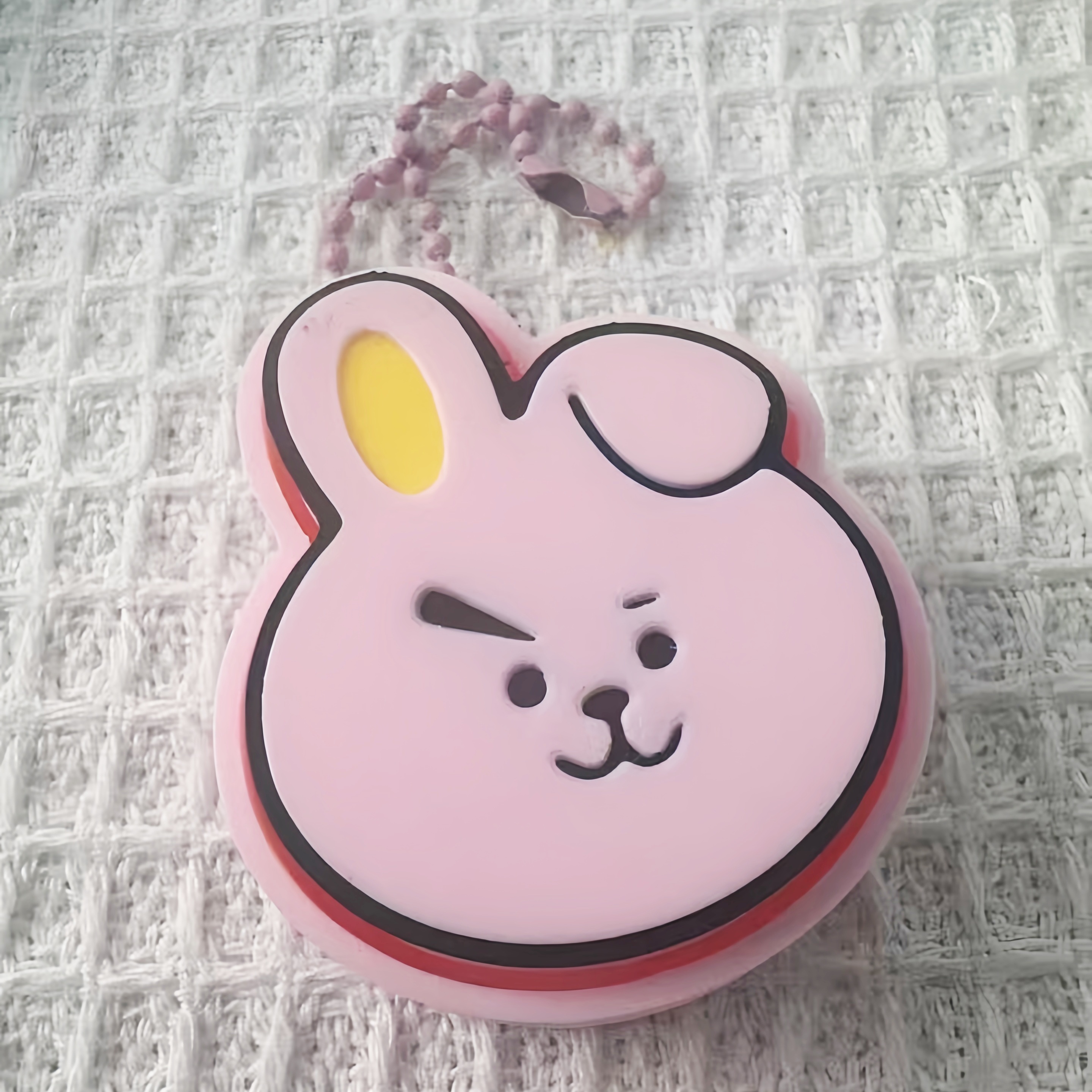 3D Print Fun Finger Press Fidget Clicker, Stress Relief Decompression Keychain Bag Decoration