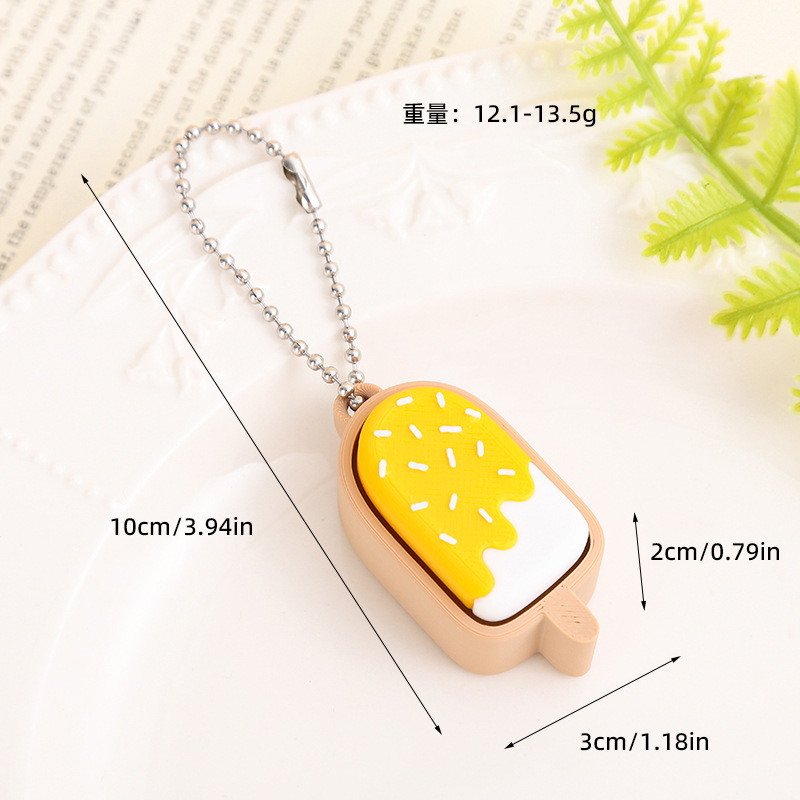 Craft Supply 3D Printed Creative Finger Press Fidget Keychain Bulk, Stress‑Relief Hanging Pendant for Party Favor Small Gift