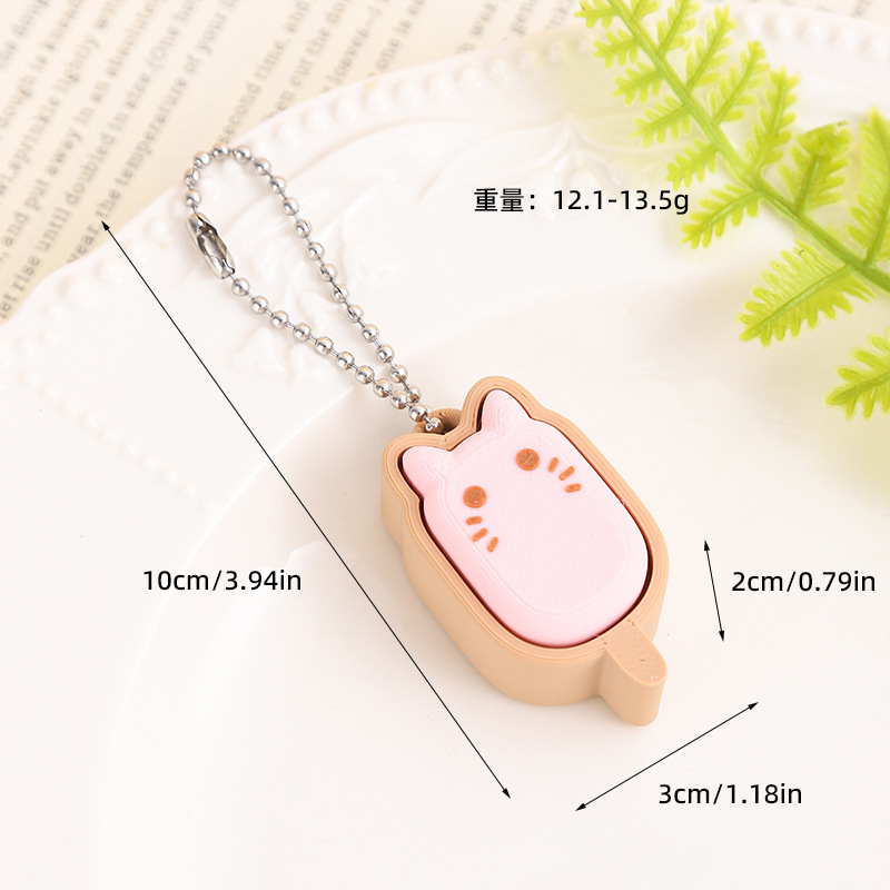 Craft Supply 3D Printed Creative Finger Press Fidget Keychain Bulk, Stress‑Relief Hanging Pendant for Party Favor Small Gift