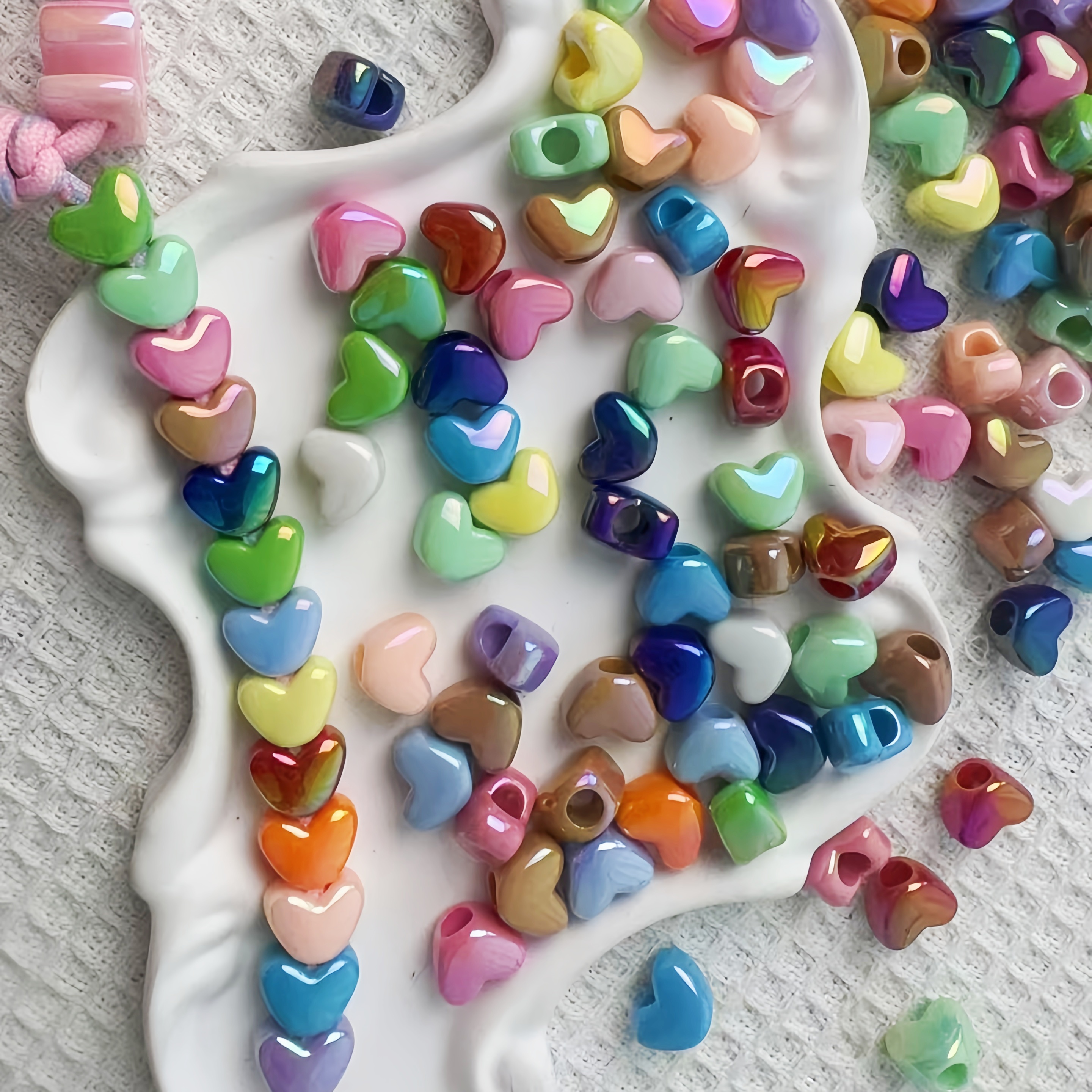 Creative DIY Alphabet Bead Keychain Making Supplies for Custom Key & Backpack Charms