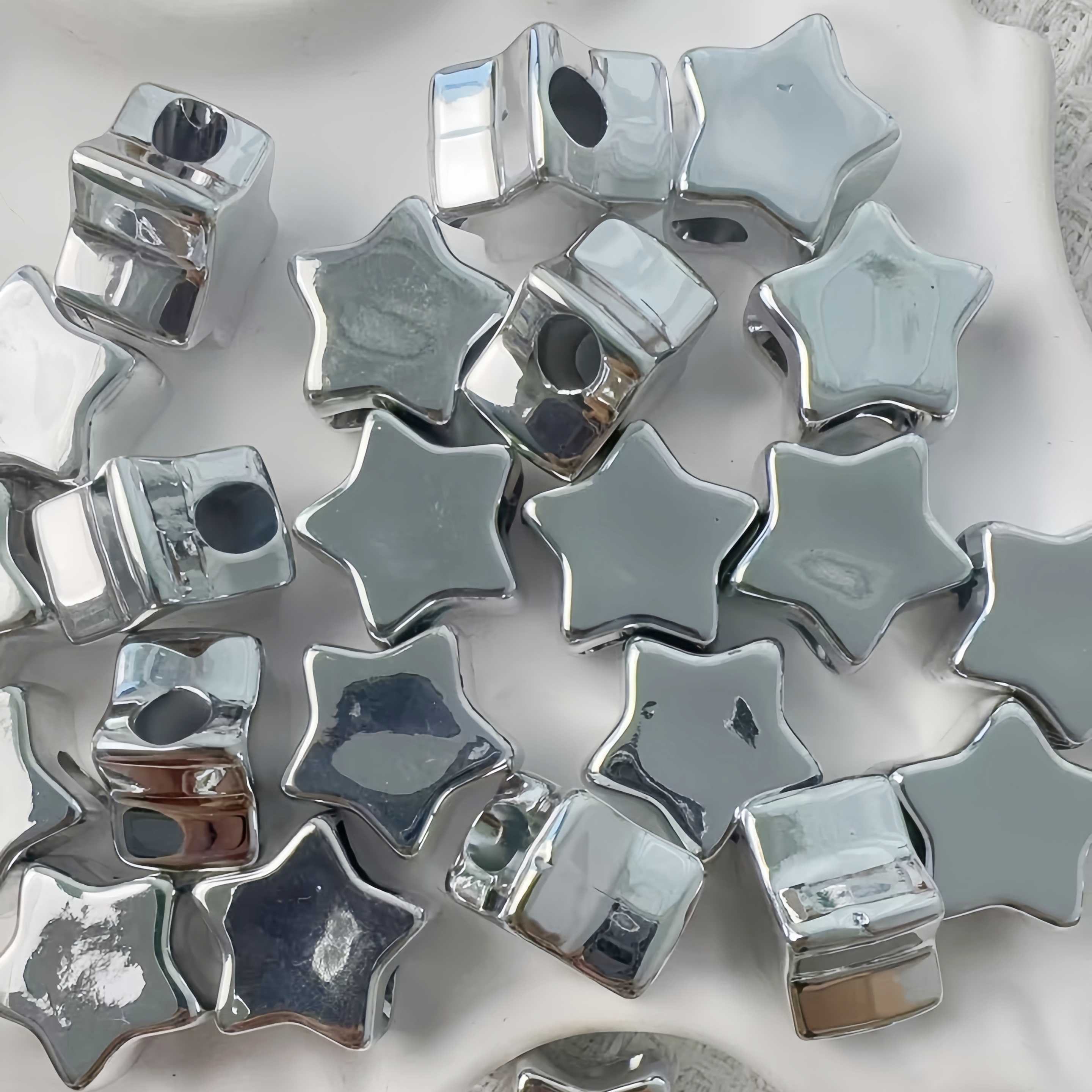 Creative Alphabet Bead Fittings for DIY Personalized Keychain & Phone Chain Making