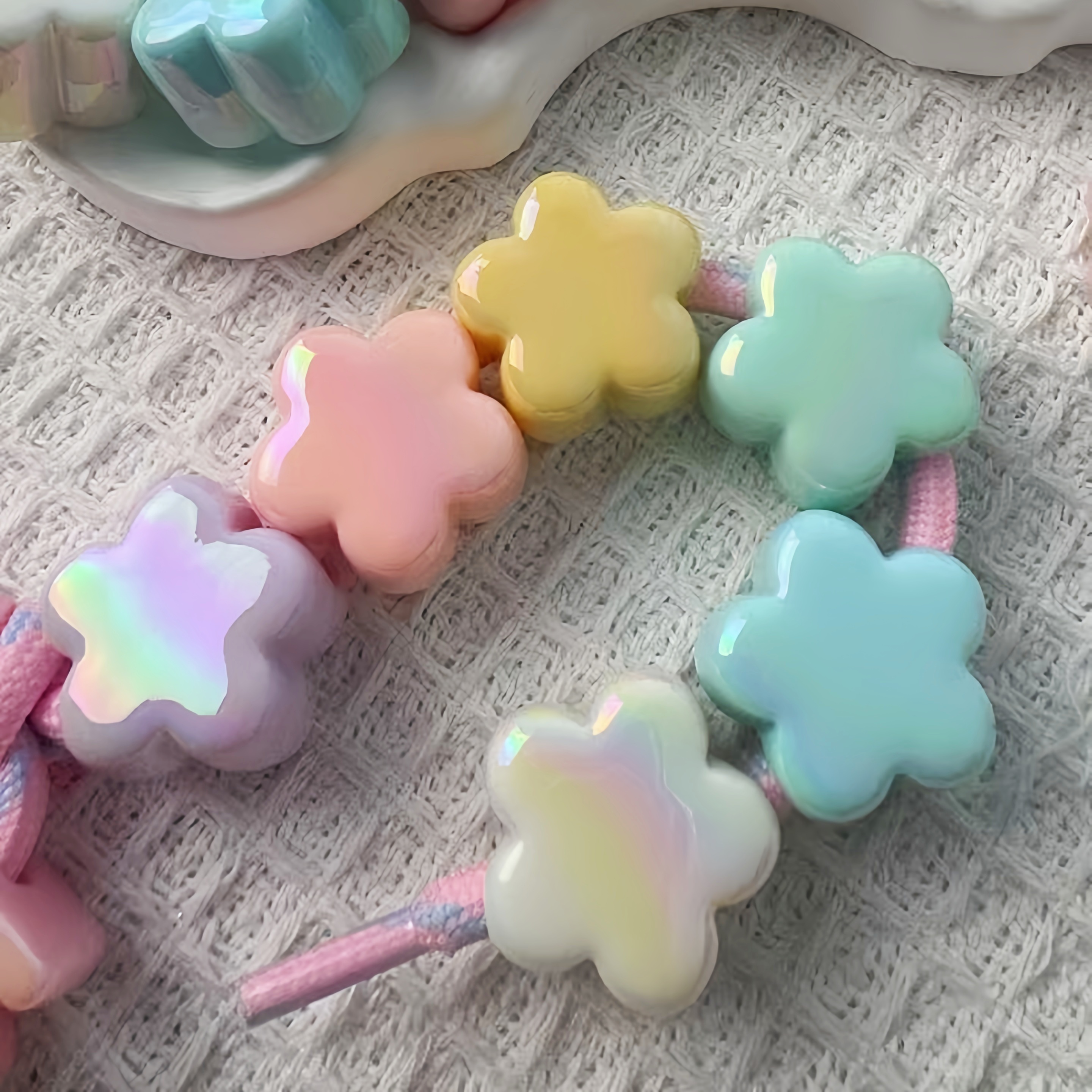 Acrylic Creative Alphabet Beads DIY Keychain Parts Custom Word Jewelry Accessories
