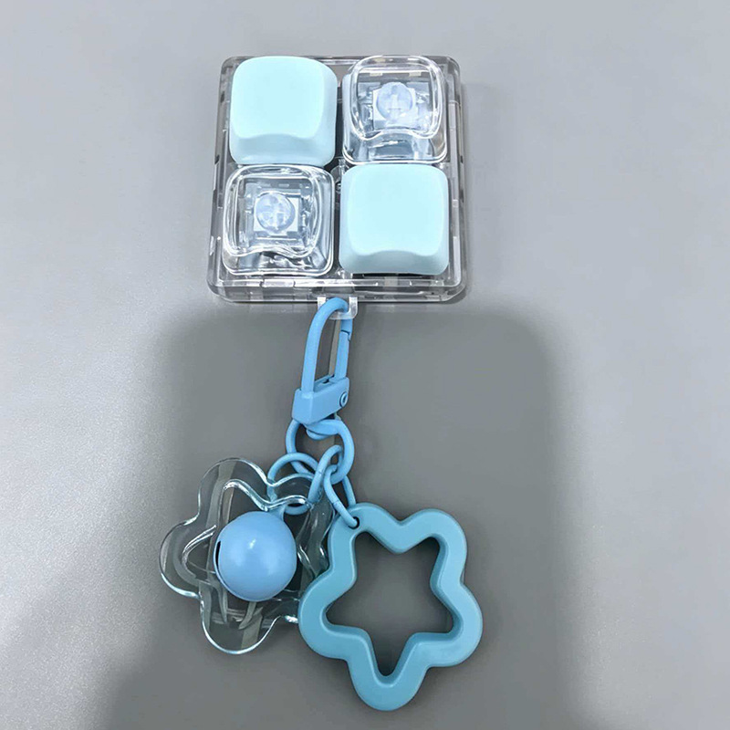 Portable Decompression Clicker Pendant, Satisfying Click Sound Fidget Toy, Handbag Charm, Novelty Mini Giveaway Gift