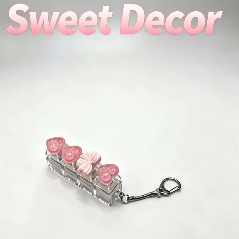 Stress Relief Finger Clicker Keychain, Compact Pocket Fidget Toy, Purse Backpack Decoration, Fun Present for Kids Adults