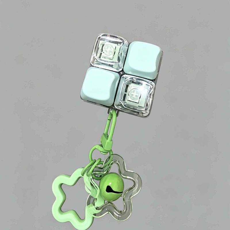 Portable Decompression Clicker Pendant, Satisfying Click Sound Fidget Toy, Handbag Charm, Novelty Mini Giveaway Gift