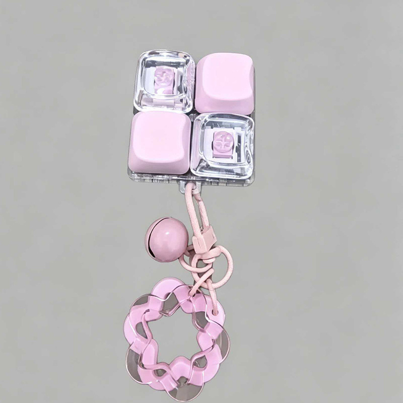 Portable Decompression Clicker Pendant, Satisfying Click Sound Fidget Toy, Handbag Charm, Novelty Mini Giveaway Gift
