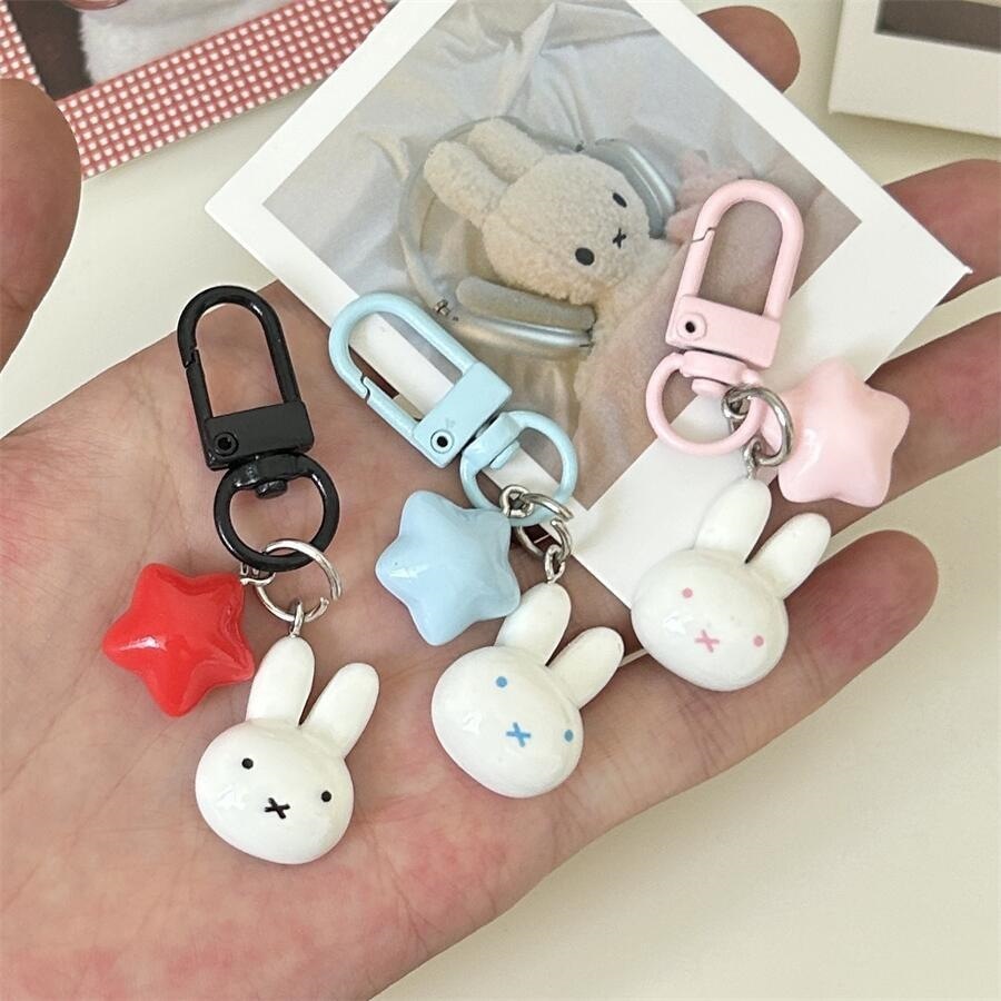 Creative Key Ring Hanging Ornament, Portable Bag Backpack Decor Charm, Sweet Gift for Couples & BFF
