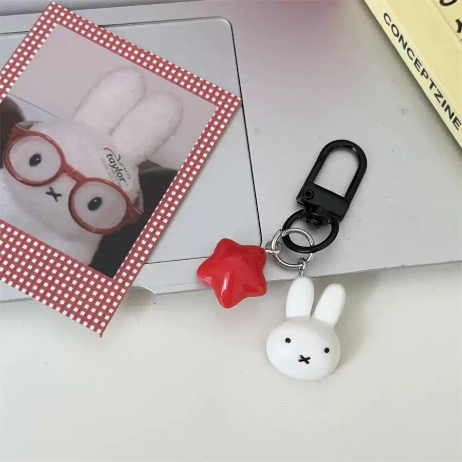 Creative Key Ring Hanging Ornament, Portable Bag Backpack Decor Charm, Sweet Gift for Couples & BFF