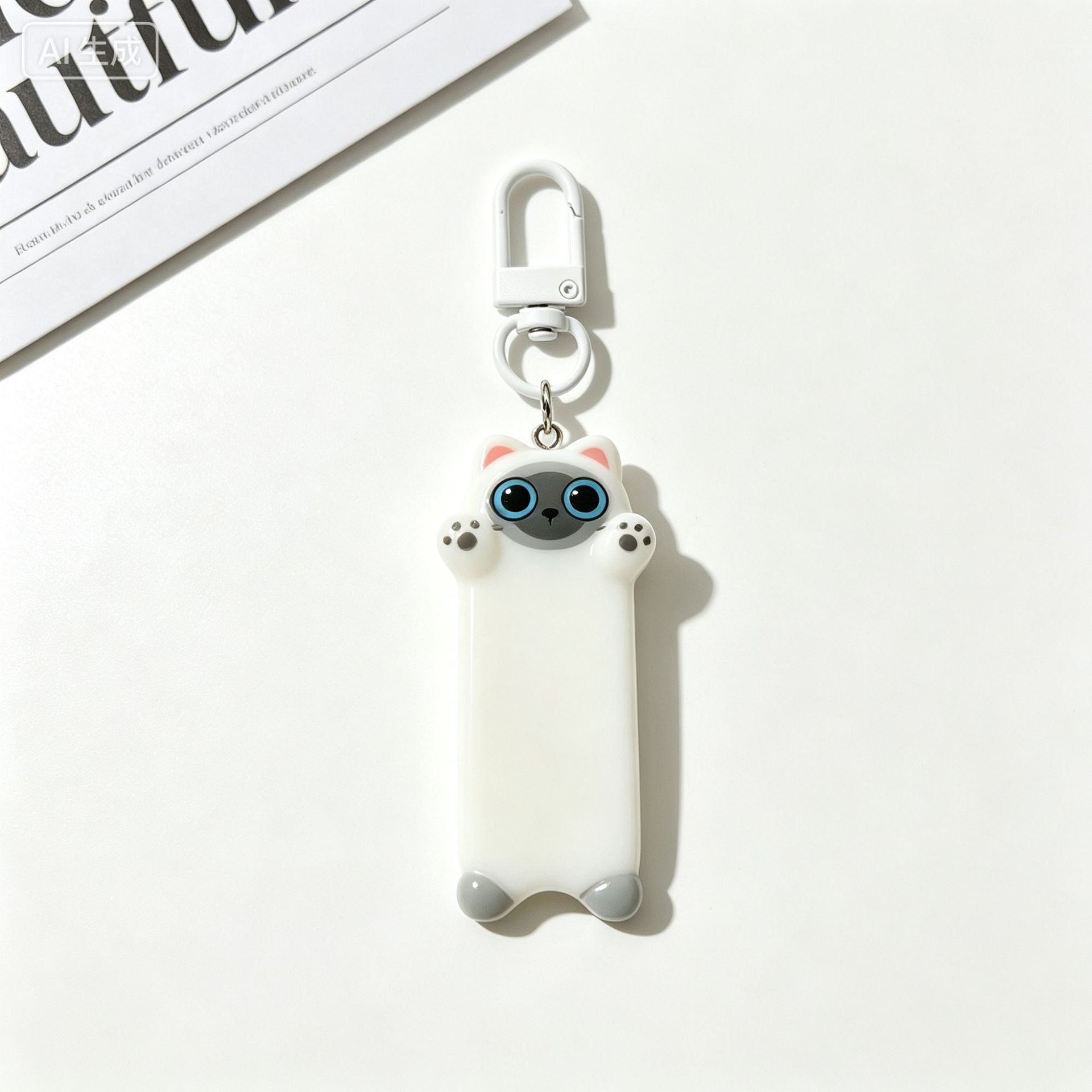 Sweet Creative Bag Charm Keychain, Backpack Hanging Ornament, Thoughtful Small Gift for Couples and Friends