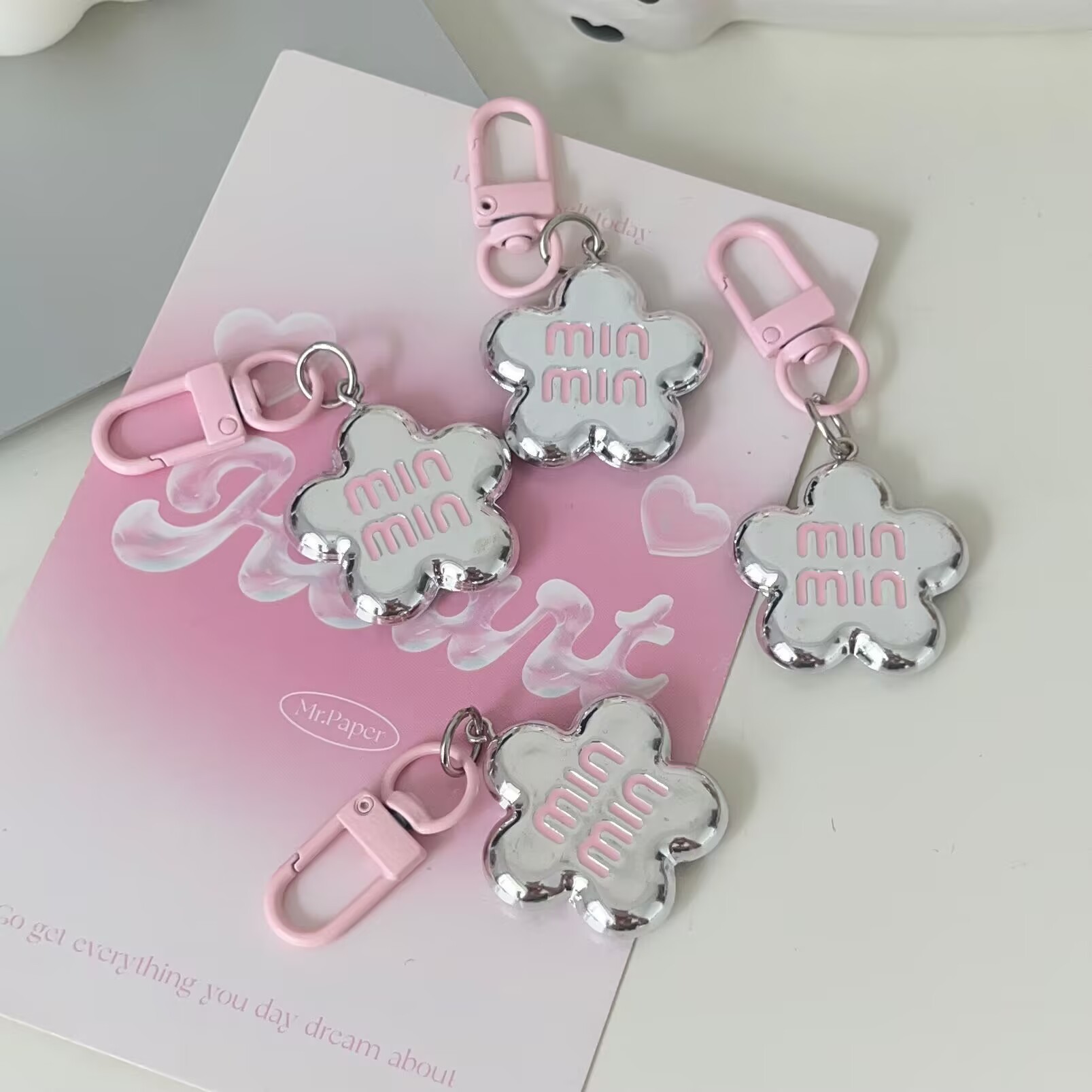 Creative Backpack Bag Hanging Charm Keyring, Lovely Ornament, Sweet Gift for Couples Best Friends