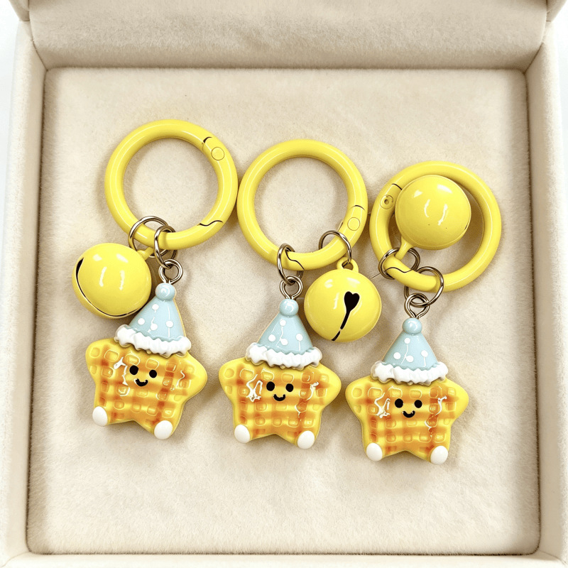 Cute Keychain Hanging Pendant, Decor for Handbag Backpack, Unique Small Present for BFF & Couples