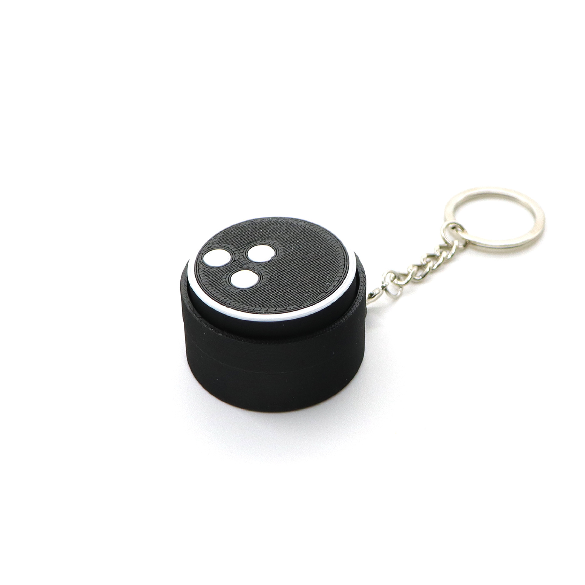 3D Printed Fidget Clicker Keychain, Portable Press Button Fidget Toy Bag Charm Stress Relief Hanging Ornament Gift