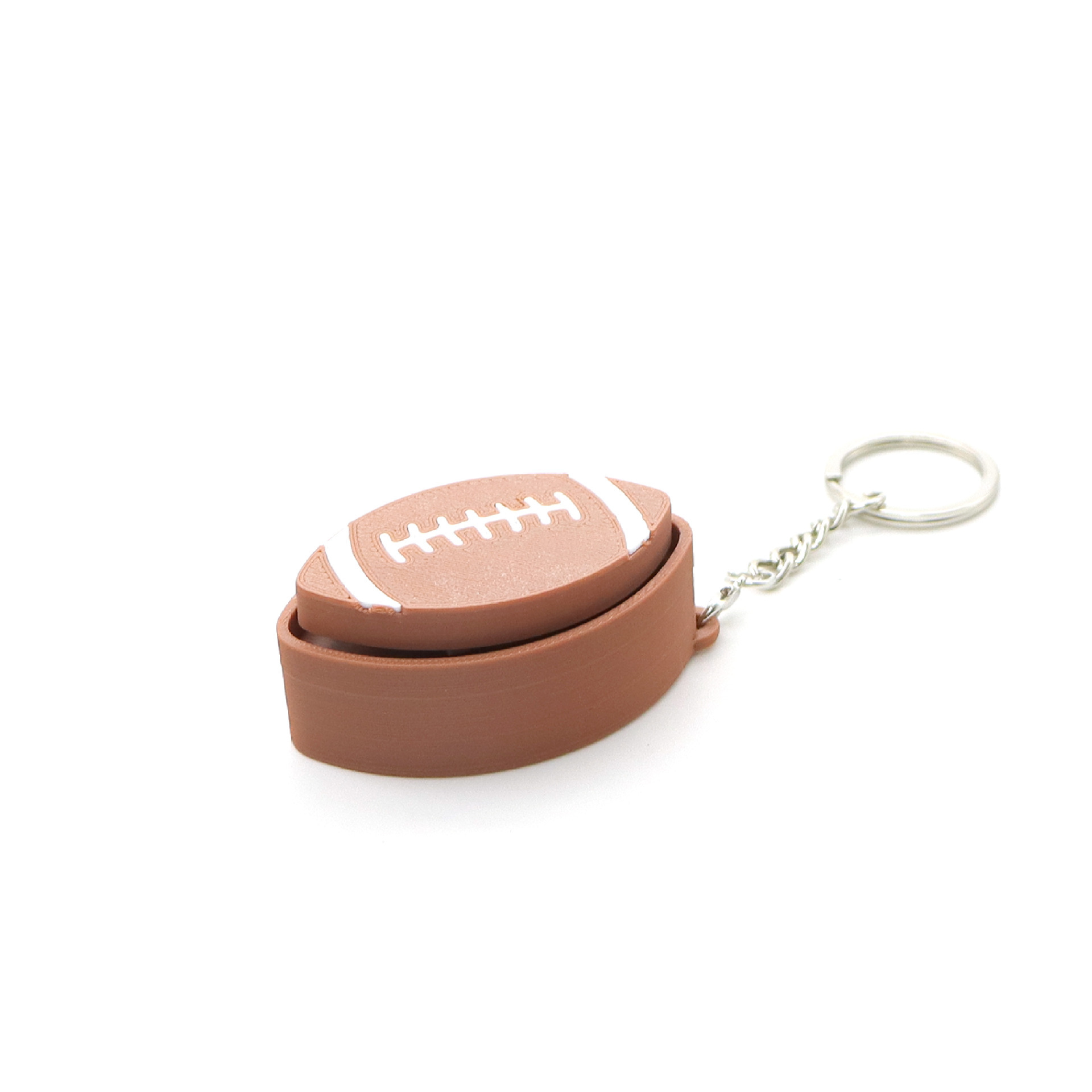 3D Printed Fidget Clicker Keychain, Portable Press Button Fidget Toy Bag Charm Stress Relief Hanging Ornament Gift