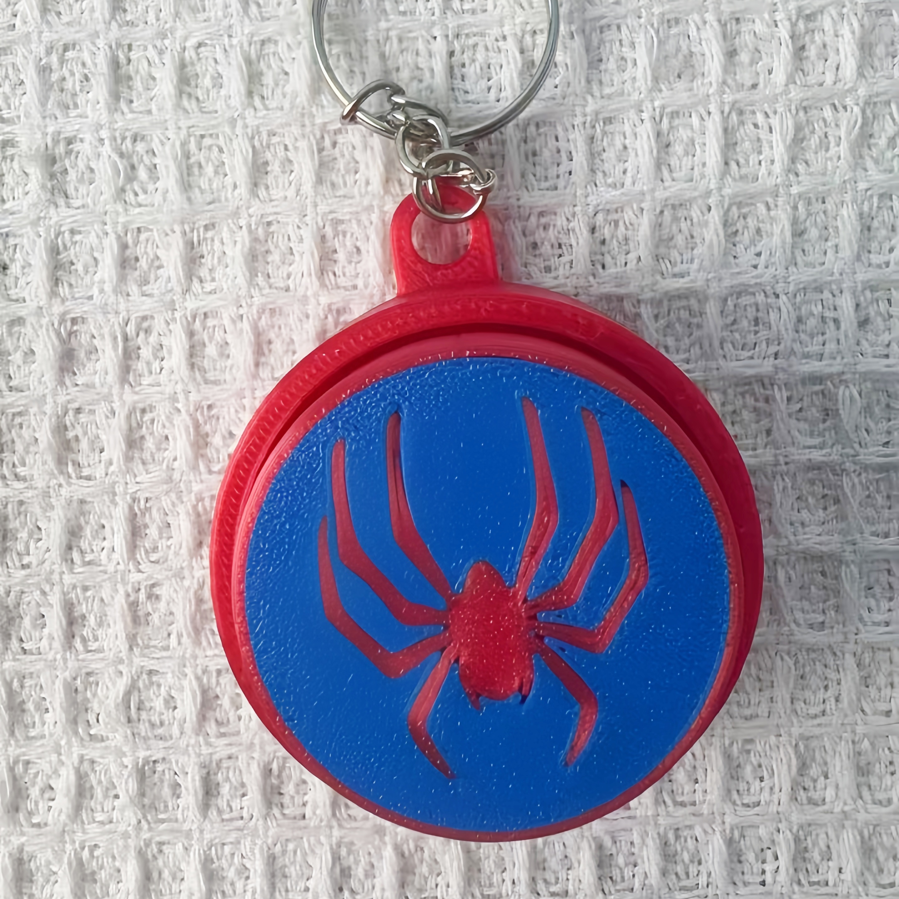 Fidget Clicker Keychain 3D Printed Design, Satisfying Tactile Feedback Press Button Bag Hanging Ornament