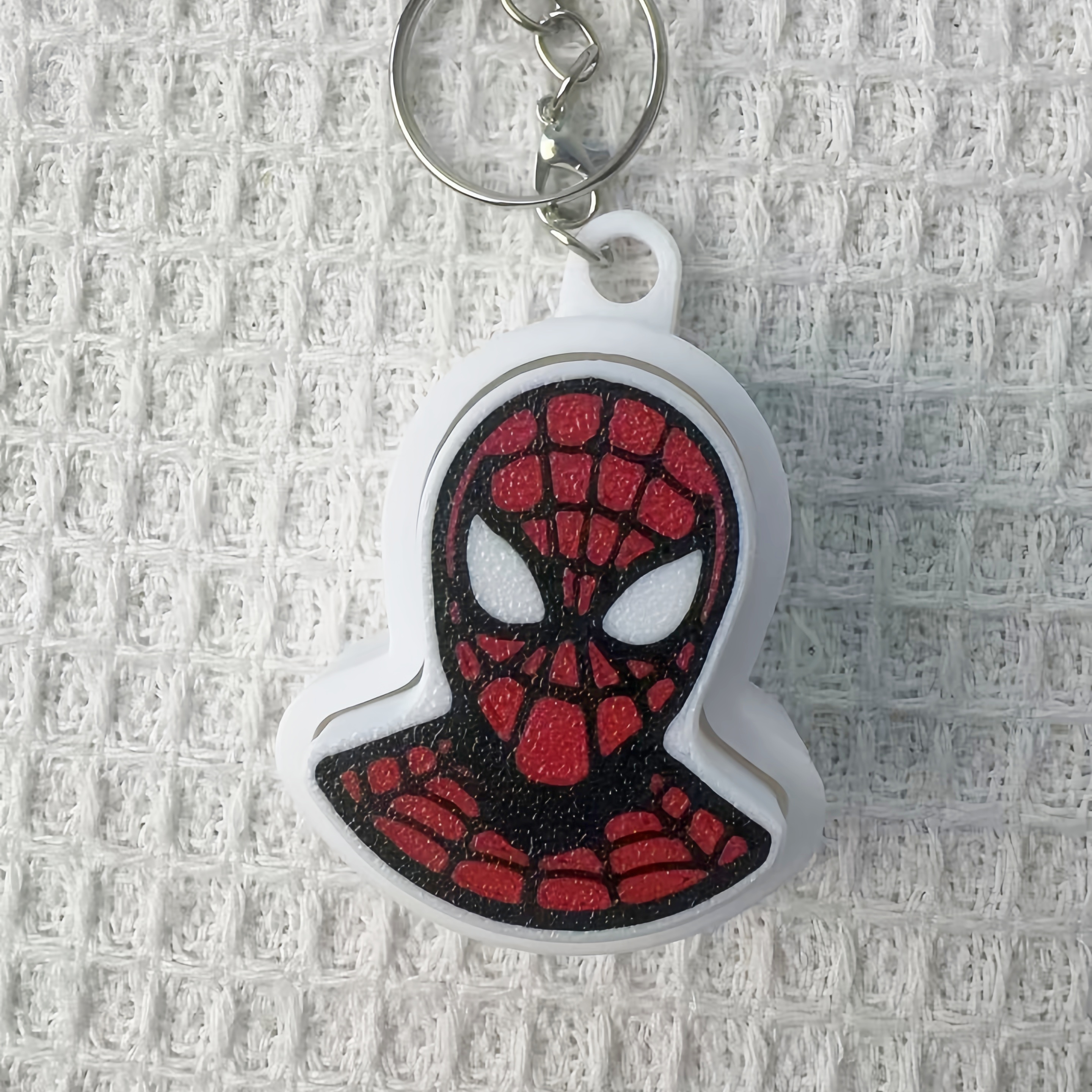 Fidget Clicker Keychain 3D Printed Design, Satisfying Tactile Feedback Press Button Bag Hanging Ornament