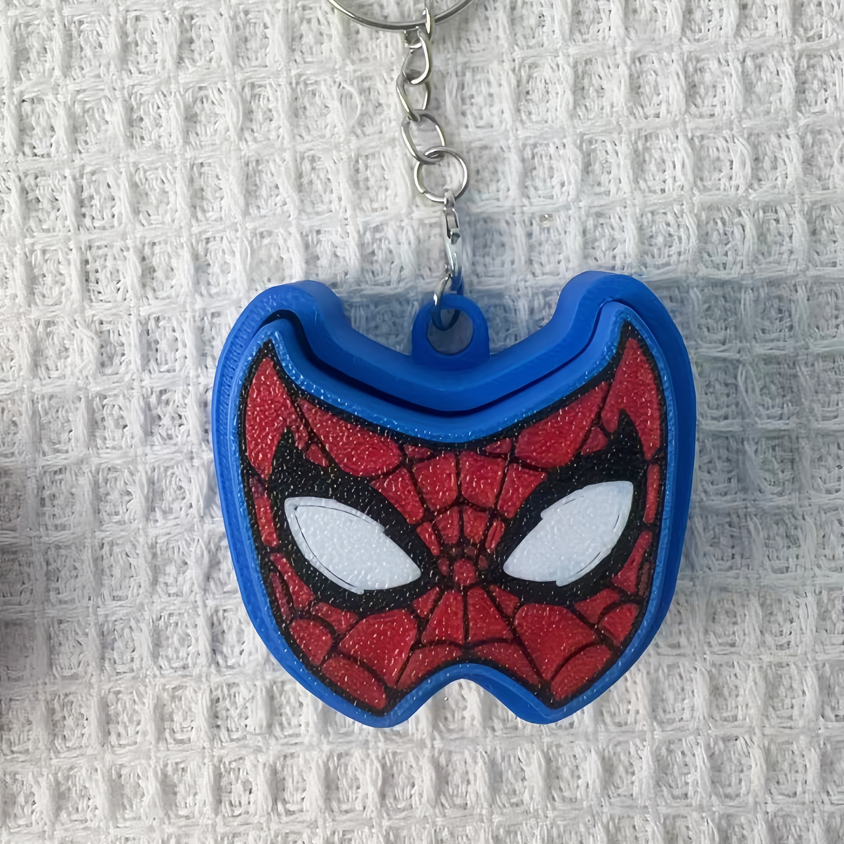 Fidget Clicker Keychain 3D Printed Design, Satisfying Tactile Feedback Press Button Bag Hanging Ornament