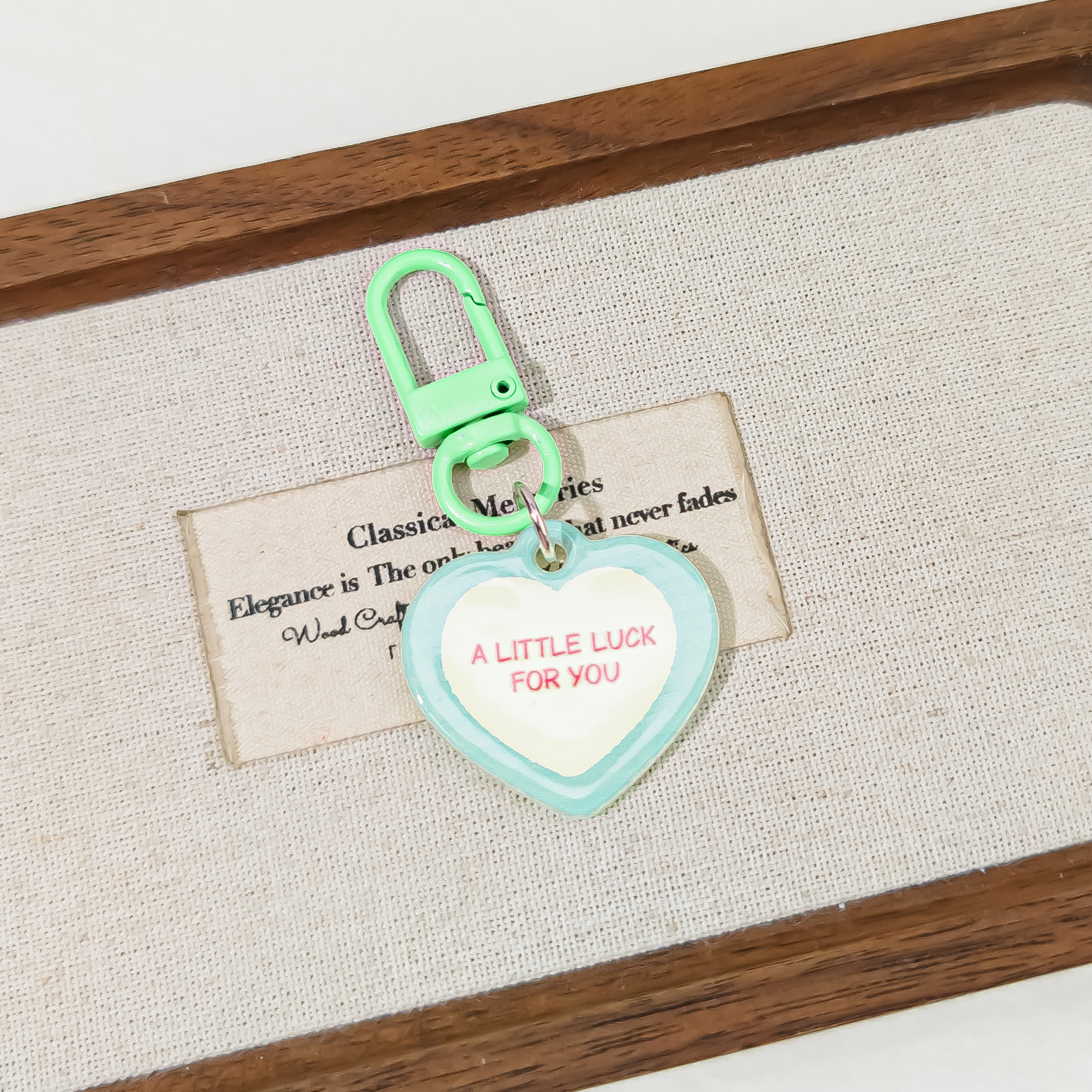DIY Creative Bag Charm Keychain, Lovely Pendant Hanging Ornament, Mini Gift for Friends Backpack Decoration