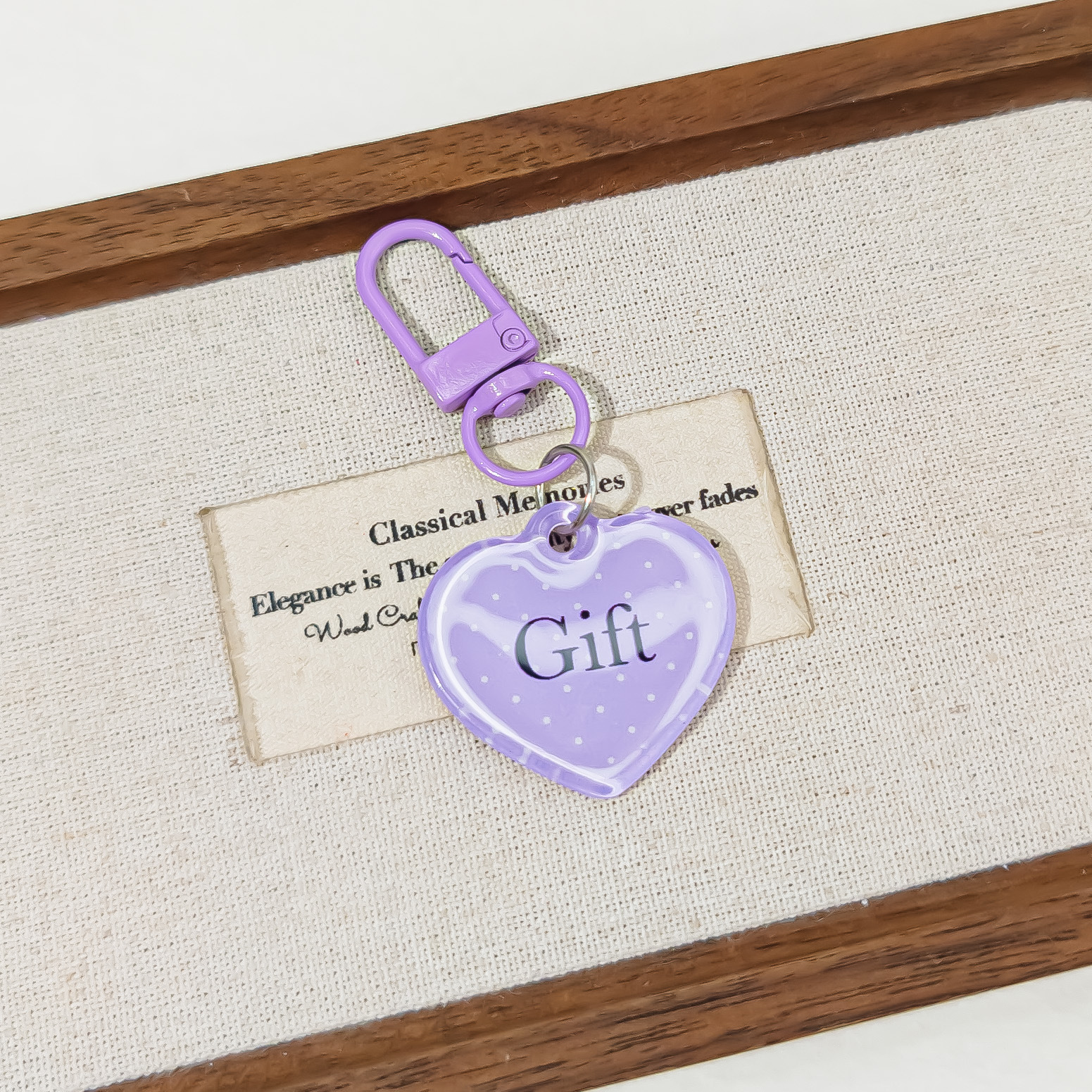 DIY Creative Bag Charm Keychain, Lovely Pendant Hanging Ornament, Mini Gift for Friends Backpack Decoration