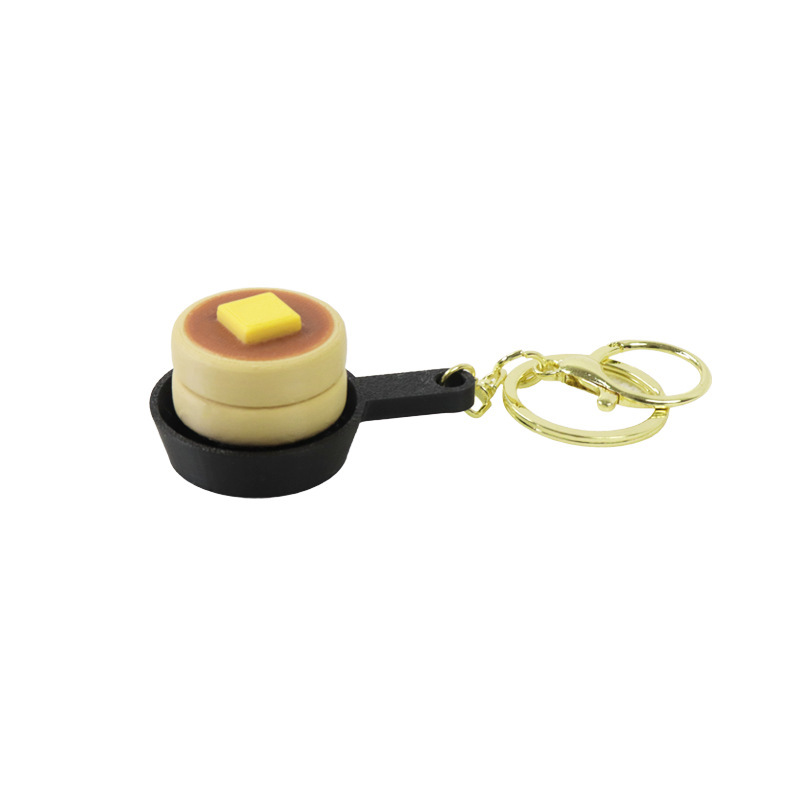 Creative 3D Print Button Clicker Key Chain, Mini Fidget Toy Hanging Charm, Anxiety Relief Accessory for Keys Bag