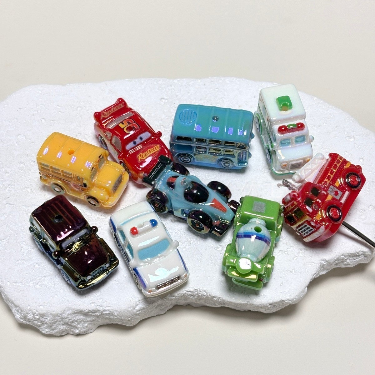 DIY Craft Through Hole Beads, Jewelry Parts for Phone Chains, Keychains, Car Pendants & Beaded Pens
