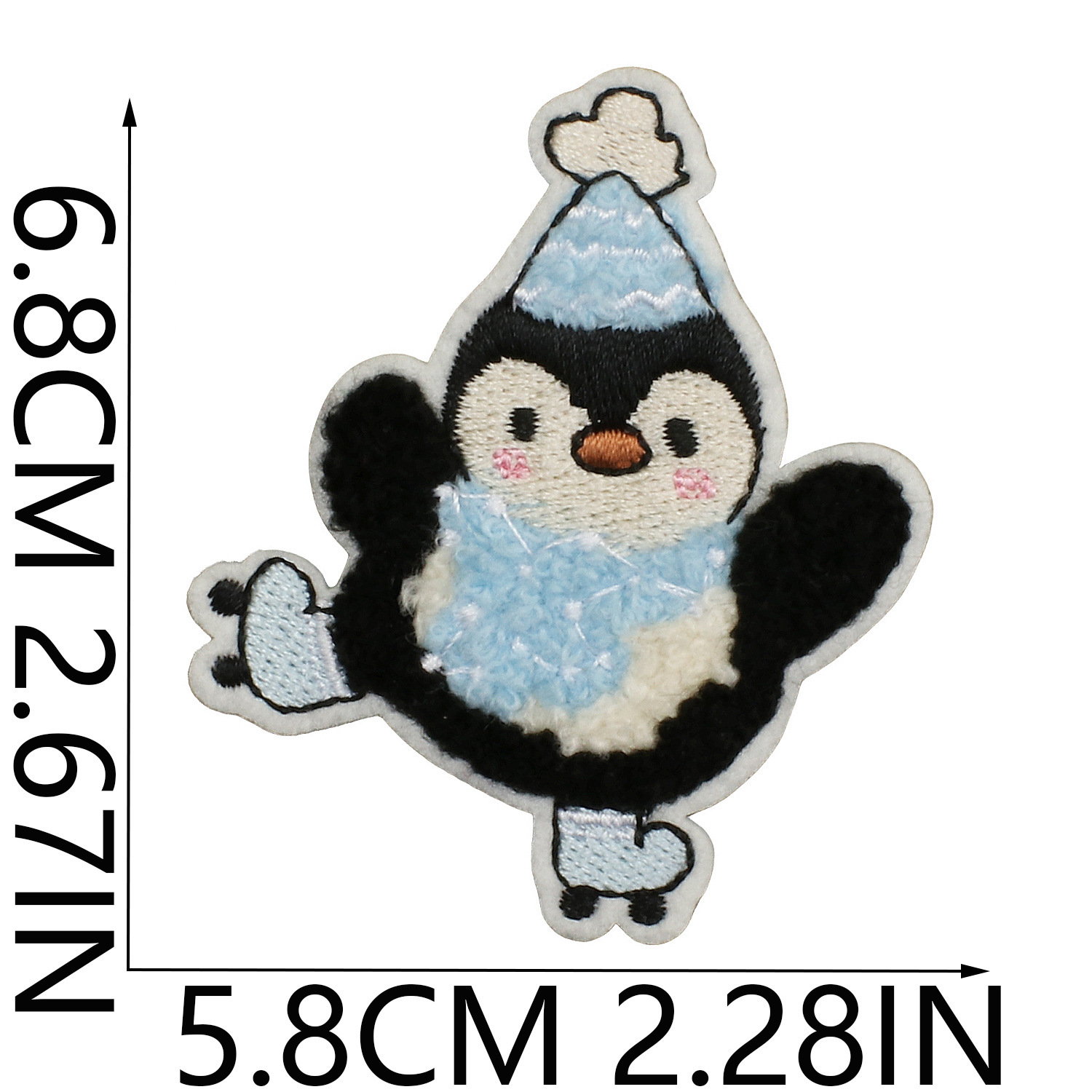 Sew On Embroidery Badges DIY Supplies, Decorative Patches for Luggage, Garment and Tote Bags