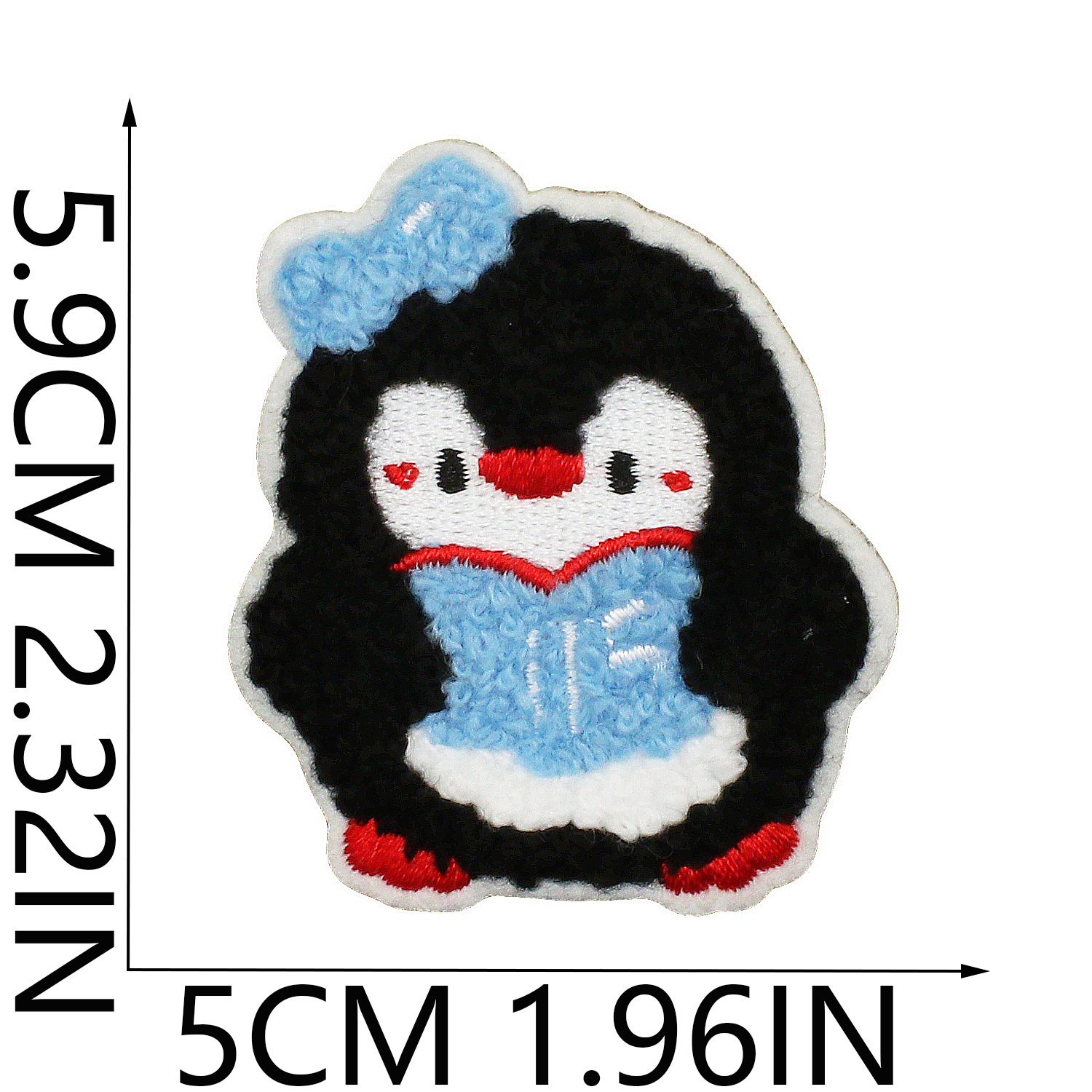 Sew On Embroidery Badges DIY Supplies, Decorative Patches for Luggage, Garment and Tote Bags