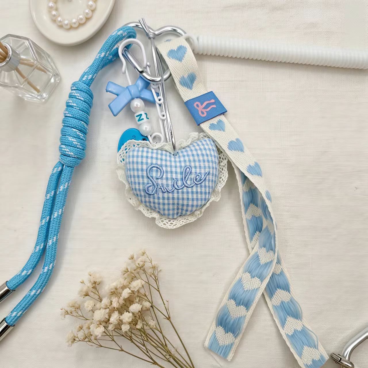 Fashion Woven Key Lanyard, Durable Braided Strap, Bag Charm Hanging Decoration Wholesale