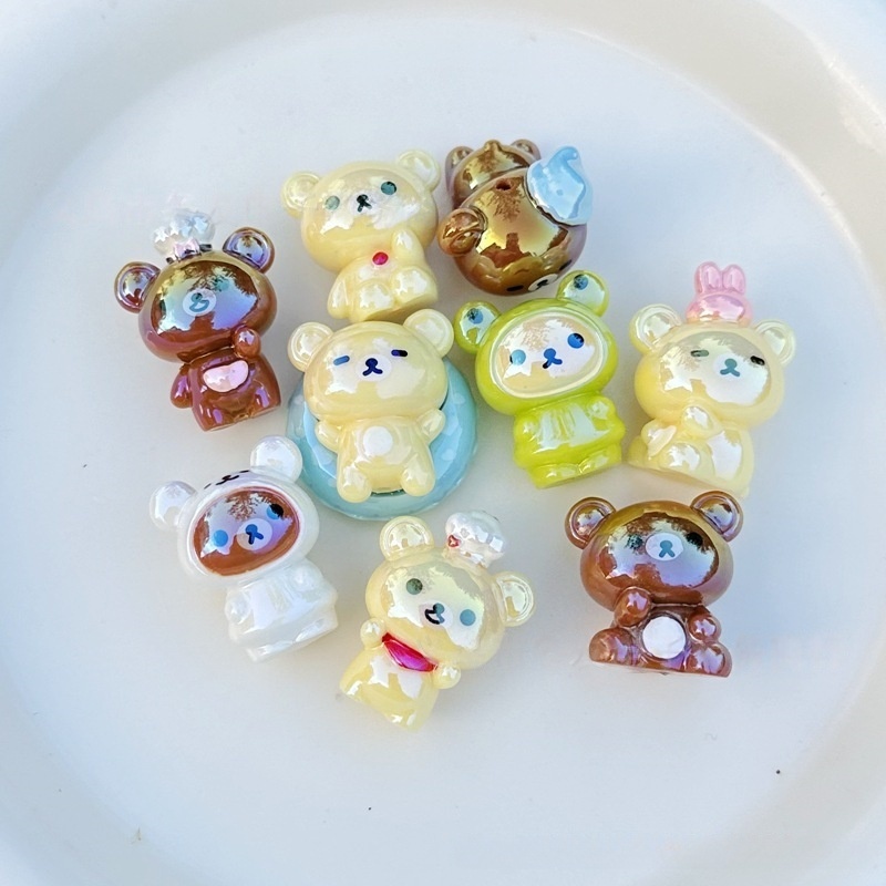 Wholesale Handcraft Through Hole Special Shape Beads, Accessory Parts for Bead Pen Phone Charm Car Hanging Decor