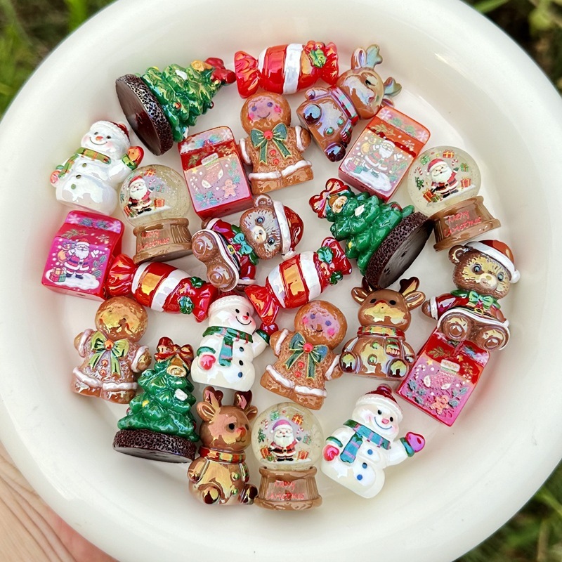Bulk Multi‑Style Special‑Shaped Through‑Hole Beads, DIY Jewelry Making Beads for Bead Pen Phone Lanyard Car Decor