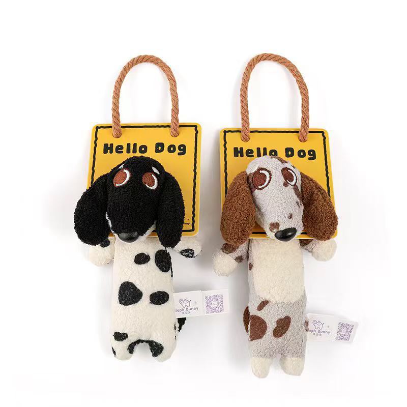 Cute Dalmatian Plush Doll Keychain, Trendy Spotted Dog Plush Pendant, Soft Stuffed Animal Bag Charm Ornament for Backpack Handbag, Ideal Small Gift for Girls