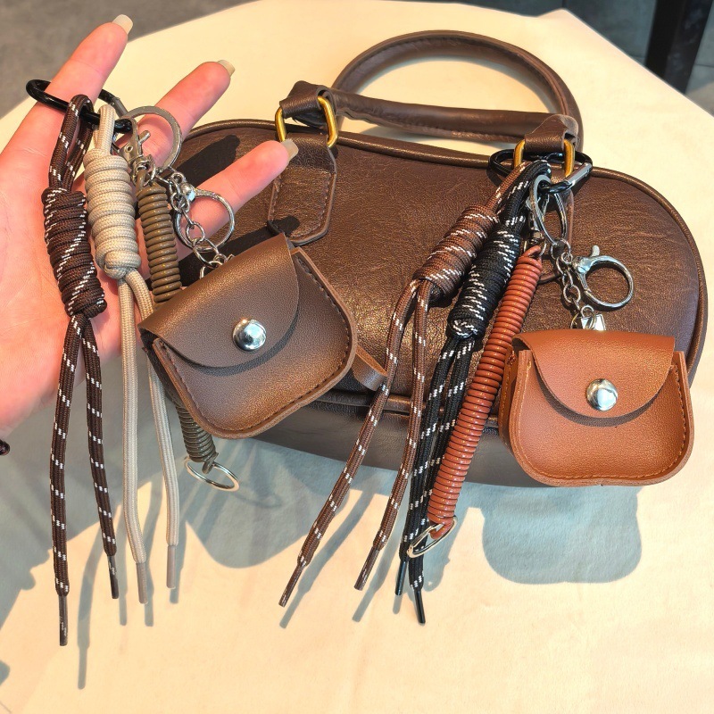 New Creative Fashion Lanyard Keychain Pendant Wholesale, Stylish Bag Charm Accessories for Handbag Decoration