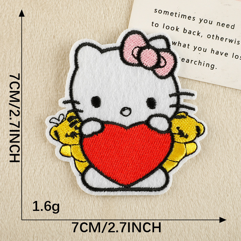 Wholesale Creative Cartoon Embroidery Patches, Cloth Patch Appliques for Bags Clothing Repair Garment Accessories