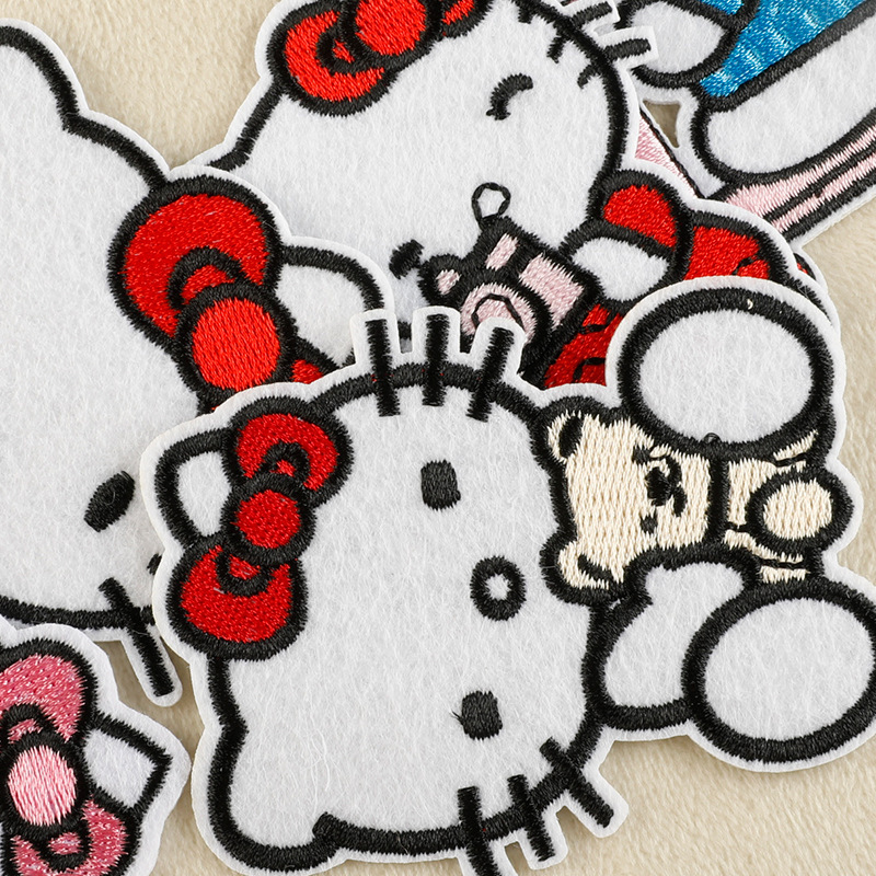 Wholesale Creative Cartoon Embroidery Patches, Cloth Patch Appliques for Bags Clothing Repair Garment Accessories