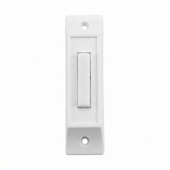 Modern Slim Wired Doorbell Push Button | Minimalist Narrow Rectangular Design | Durable Lightweight ABS for Home & Office | Available in Black & White | DC1233,MY SHOP,Modern Slim Wired Doorbell Push Button | Minimalist Narrow Rectangular Design | Durable Lightweight ABS for Home & Office | Available in Black & White | DC1233