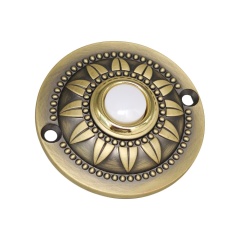 Premium Solid Brass Round Wired Doorbell Push Button | Antique Bronze Finish | Compact Minimalist Circular Design | DC1651,MY SHOP,Premium Solid Brass Round Wired Doorbell Push Button | Antique Bronze Finish | Compact Minimalist Circular Design | DC1651