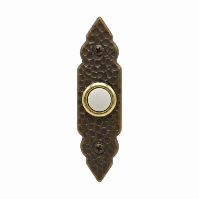 Zinc Alloy Wired Doorbell Push Button | Narrow Rectangular Design | Available in Black, White & Antique Bronze | DC1504,MY SHOP,Zinc Alloy Wired Doorbell Push Button | Narrow Rectangular Design | Available in Black, White & Antique Bronze | DC1504