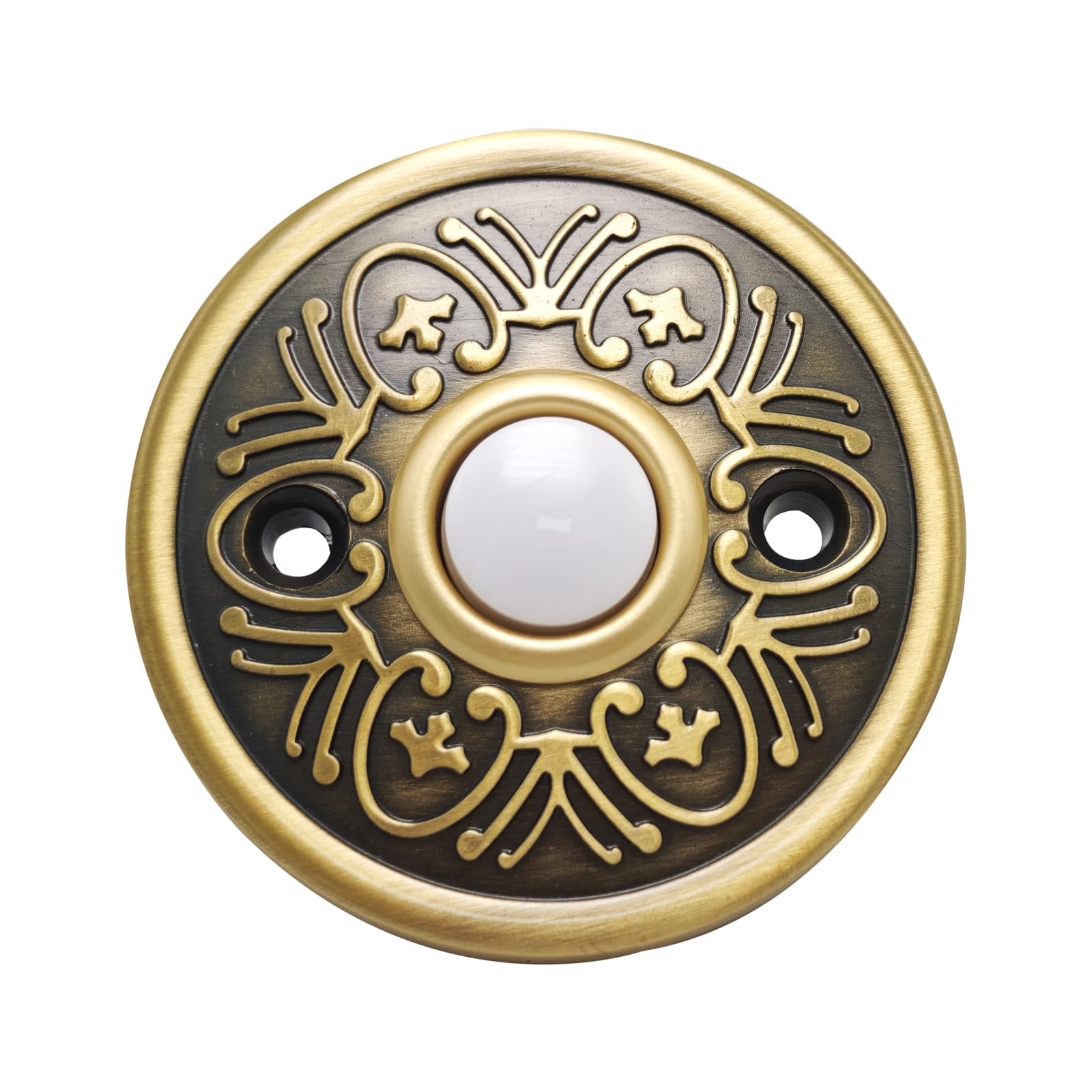 Zinc Alloy Round Wired Doorbell Push Button | Antique Bronze Finish | Classic Circular Design | DC1701,MY SHOP,Zinc Alloy Round Wired Doorbell Push Button | Antique Bronze Finish | Classic Circular Design | DC1701