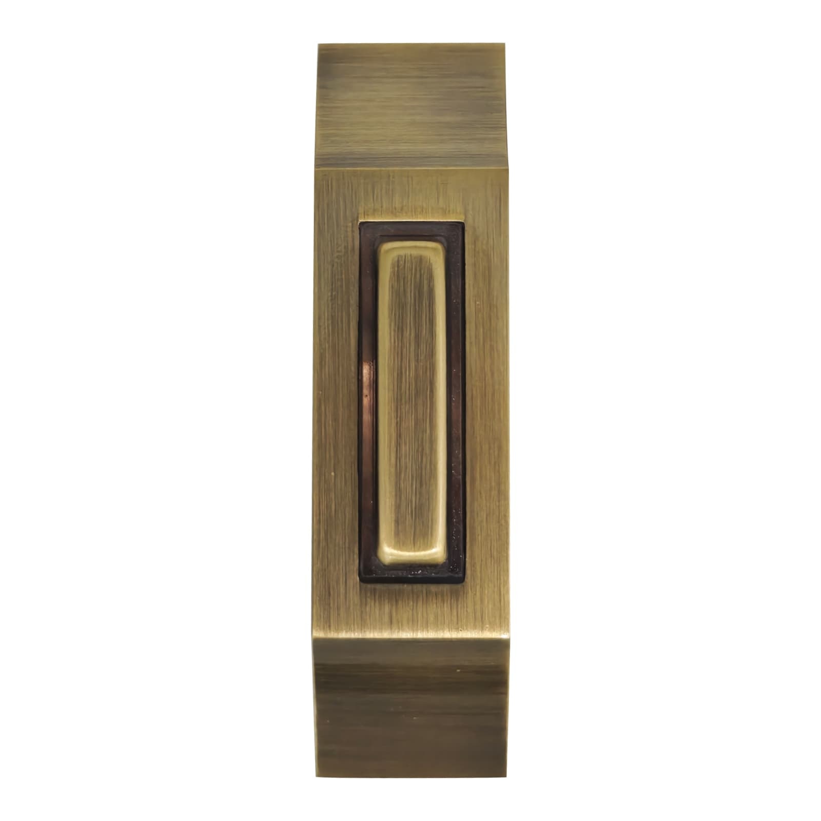 Zinc Alloy Wired Doorbell Push Button | Narrow Rectangular Design | Available in Nickel, Antique Bronze & Black | DC1232,MY SHOP,Zinc Alloy Wired Doorbell Push Button | Narrow Rectangular Design | Available in Nickel, Antique Bronze & Black | DC1232