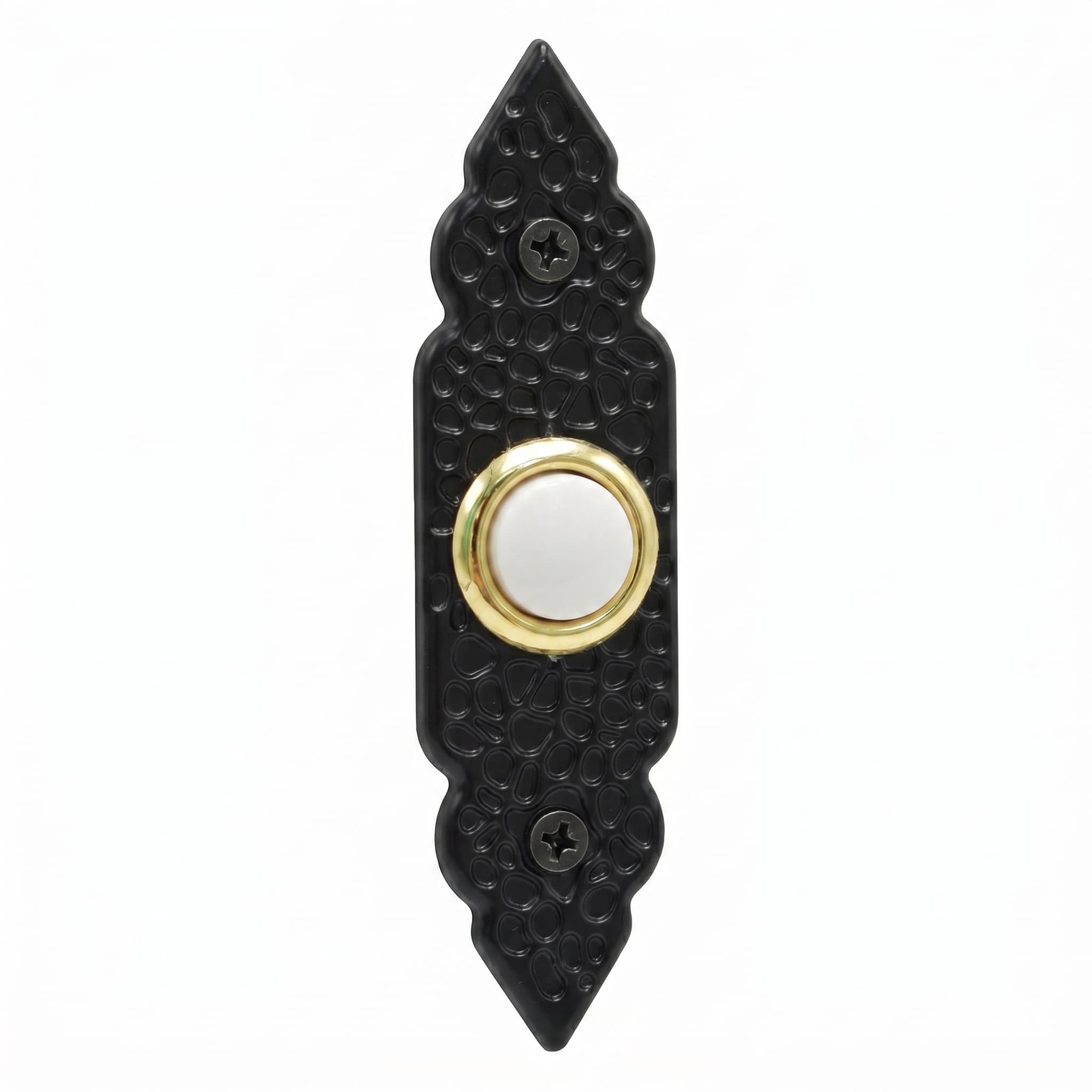 Zinc Alloy Wired Doorbell Push Button | Narrow Rectangular Design | Available in Black, White & Antique Bronze | DC1504,MY SHOP,Zinc Alloy Wired Doorbell Push Button | Narrow Rectangular Design | Available in Black, White & Antique Bronze | DC1504