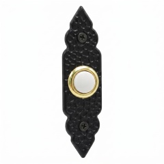 Zinc Alloy Wired Doorbell Push Button | Narrow Rectangular Design | Available in Black, White & Antique Bronze | DC1504,MY SHOP,Zinc Alloy Wired Doorbell Push Button | Narrow Rectangular Design | Available in Black, White & Antique Bronze | DC1504
