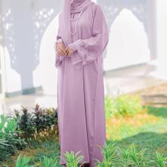 Purple with a Headscarf