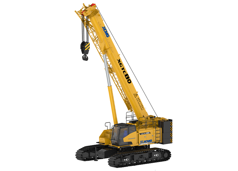 XGTC80 Telescopic Boom Crawler Crane,ESER,XGTC80 Telescopic Boom Crawler Crane