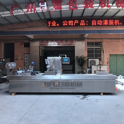 Automatic thermoforming vacuum skin packing machine