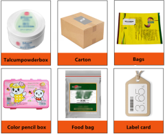 Automatic flat surface top labeling machine